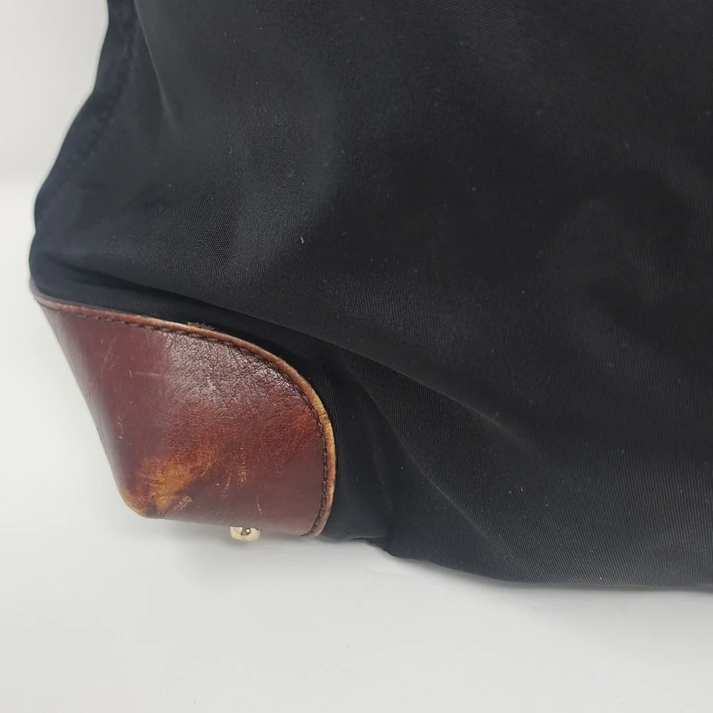 Kate Spade Black With Brown‎ Leather Tote Bag Purse